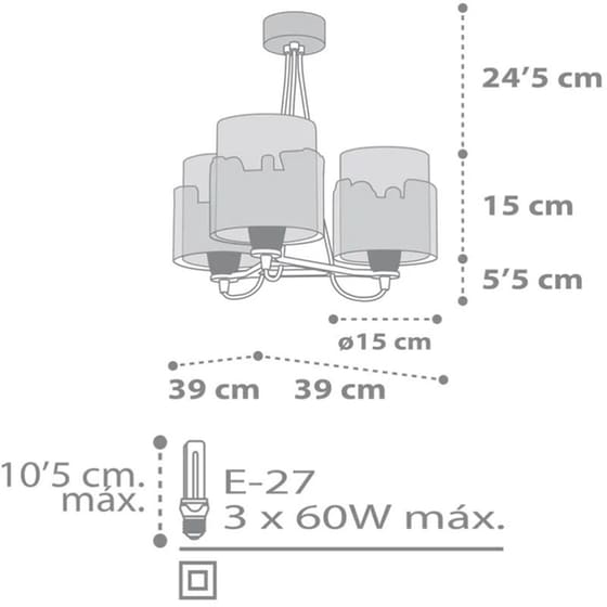 Παιδικό Φωτιστικό Οροφής Ango Baby Travel 61687 image 3