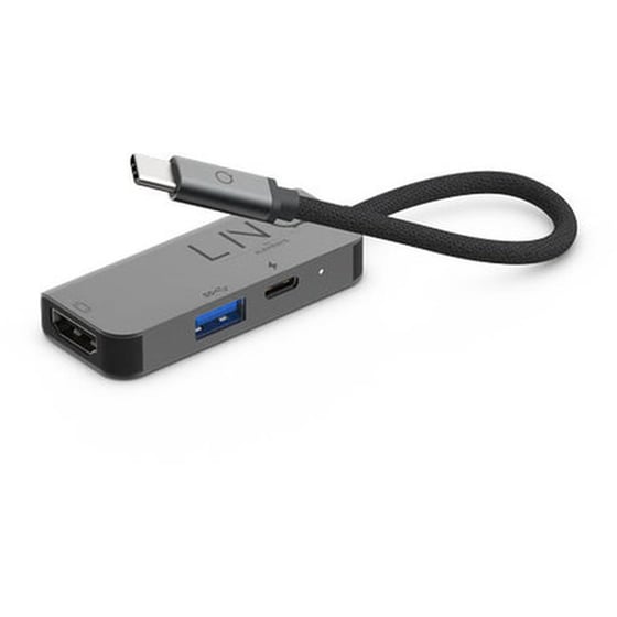 USB Hub Linq 3-Port LQ48000 - Γκρι image 3