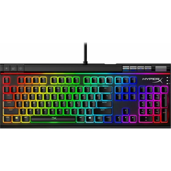 HyperX Alloy Elite 2 Gaming Μηχανικό Ενσύρματο Πληκτρολόγιο με HyperX Red διακόπτες και RGB φωτισμό (US) image 5