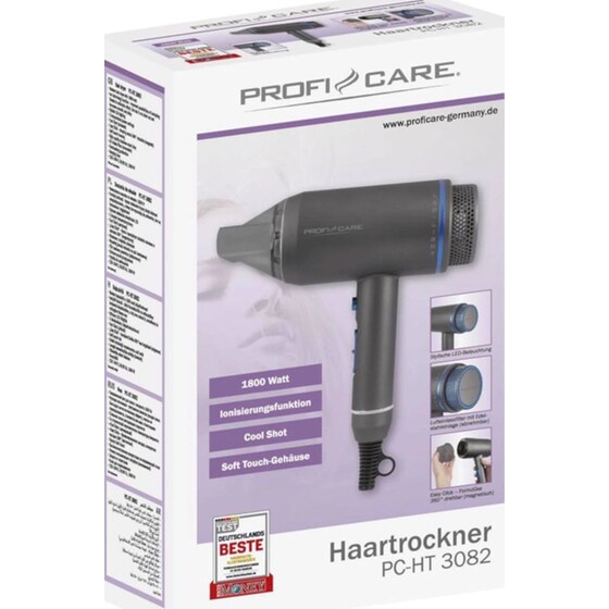 PROFICARE PC-HT 3082 Σεσουάρ Μαλλιών 1800 W Ανθρακί image 3