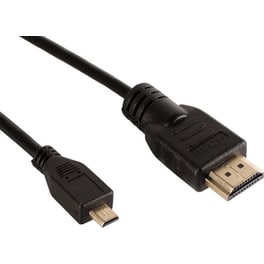 Καλώδιο Mediarange Hdmi/micro Hdmi Version 1.4 With Ethernet Gold-plated 1.0m Black (mrcs146)