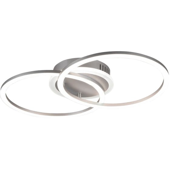 Trio Lighting Venida Πλαφονιέρα Οροφής 50εκ. Γκρι με Ενσωματωμένο LED image 0
