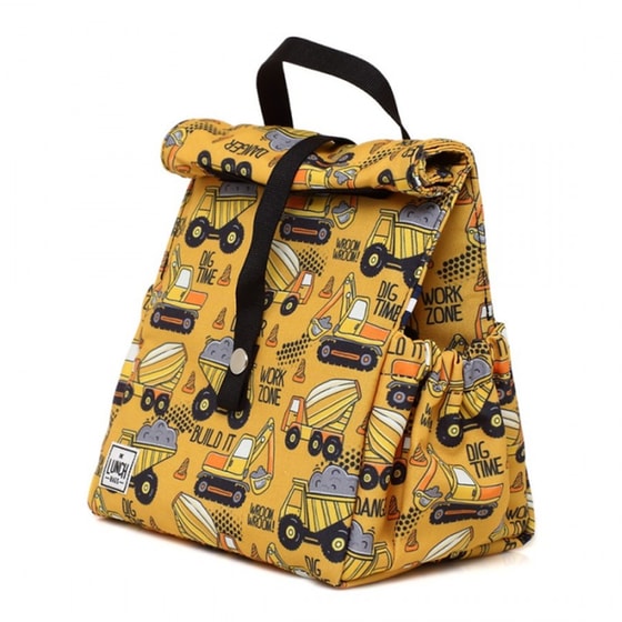 Τσαντάκι Φαγητού The Lunchbags Escavator με Μαύρα Χερούλια image 0