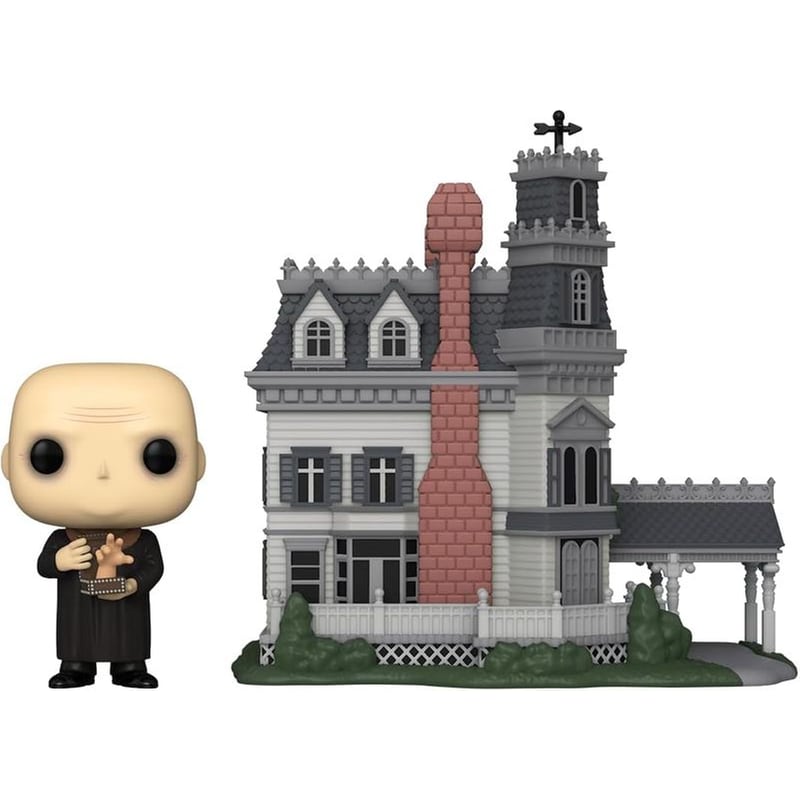 Funko Pop! Town - The Addams Family - Uncle Fester And Addams Family Mansion #40