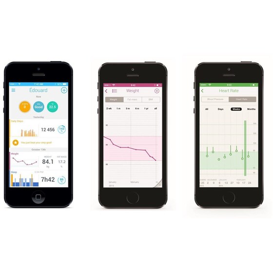 Ζυγαριά Withings Body Smart Body Analyser WS-50 - Bluetooth Gadget Μαύρο image 5