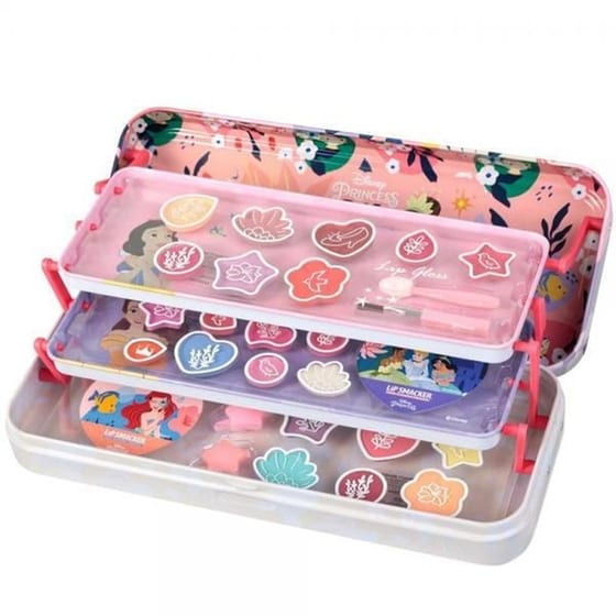 Κασετίνα Μακιγιάζ Lip Smacker Disney Princess Triple Layer image 2