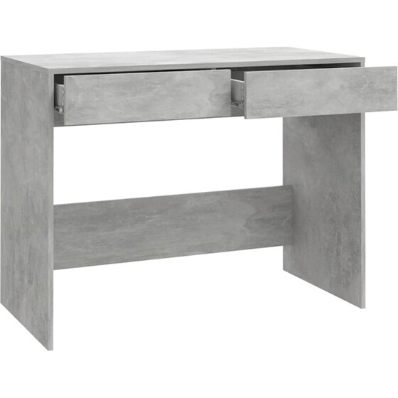 Γραφείο VidaXL από Επεξεργασμένο Ξύλο 101x50x76,5 cm - Γκρι Σκυροδέματος image 5