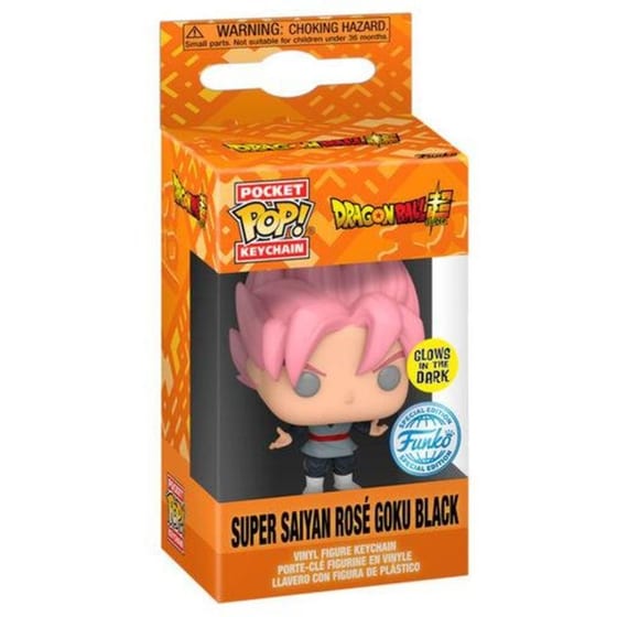 Funko Pocket Pop! Keychain - Dragon Ball Super - Super Saiyan Rose Goku Black image 0