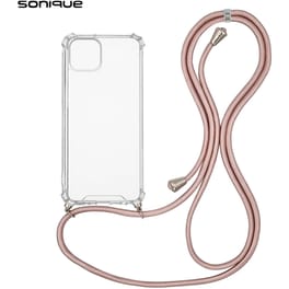 Θήκη Apple iPhone 14 Plus - Sonique Armor Clear - Ροζ Χρυσό Σατινέ