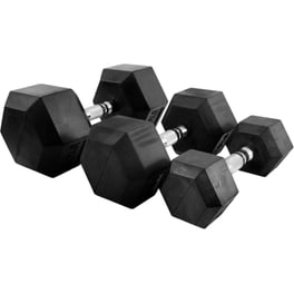 Βαράκι Εξάγωνο 5kg Power Force AL-5200 από Χυτοσίδηρο με Επένδυση Λάστιχου - Μαύρο