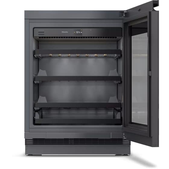 MIELE KWTUS 7054 F για 44 Μπουκάλια Μαύρο Εντοιχιζόμενος Συντηρητής Κρασιών image 1