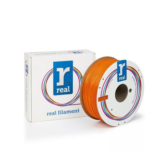 Real Filaments νήμα 3D εκτυπωτή PETG - 0.5kg 1.75mm - Πορτοκαλί image 0