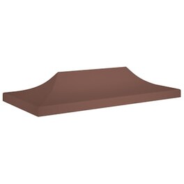 Vidaxl Κάλυμμα Τέντας Εκδηλώσεων Καφέ 6 X 3 Μ. 270 Γρ/μ²
