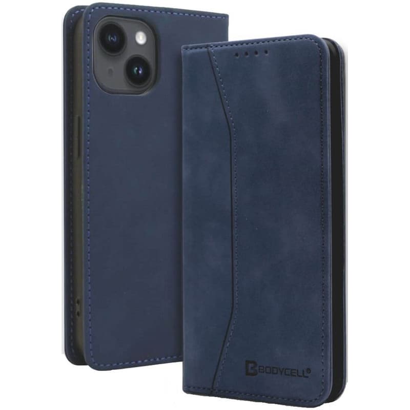 Θήκη Apple iPhone 15 - Bodycell Book Case - Blue
