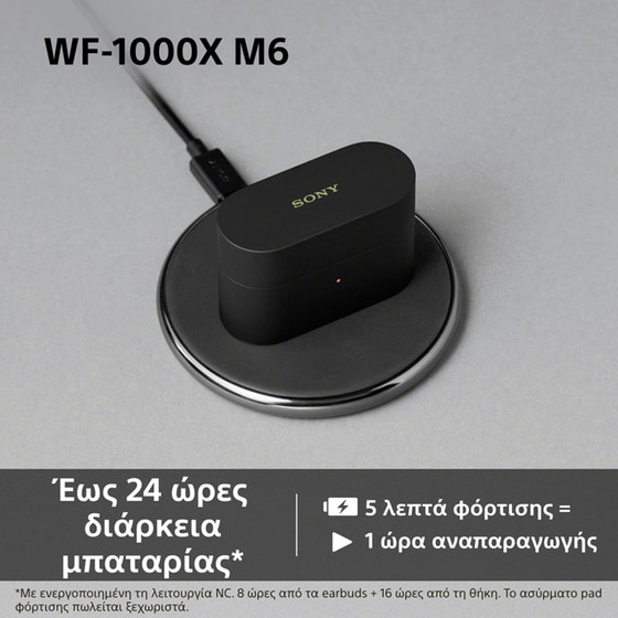 Ακουστικά Bluetooth Sony WF-1000XM6 - Platinum Silver image 7