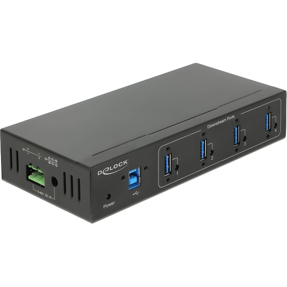 DeLock 63309 USB Hub 4-Port USB 3.0 συμβατό με USB-A image 0