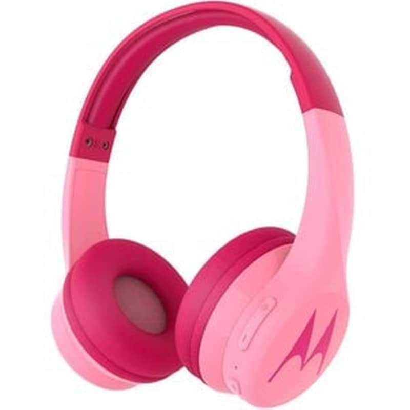 MOTOROLA Motorola Squads 300 Pink Ενσύρματα / Ασύρματα Bluetooth On Ear Παιδικά Ακουστικά Hands Free