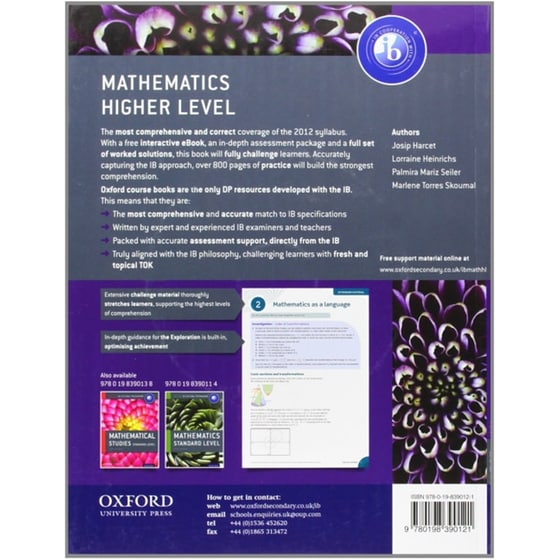 Oxford IB Diploma Programme- Mathematics Higher Level Course Companion image 1