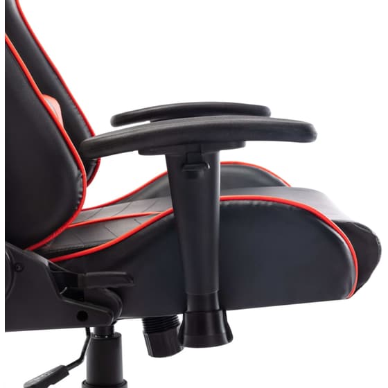 Καρέκλα Gaming VidaXL από Τεχνητό Δέρμα - Μαύρη/Κόκκινη image 5