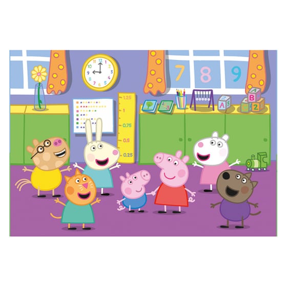 Παιδικό Σετ Παζλ Clementoni Super Color Peppa Pig (60/60 Κομμάτια) image 2