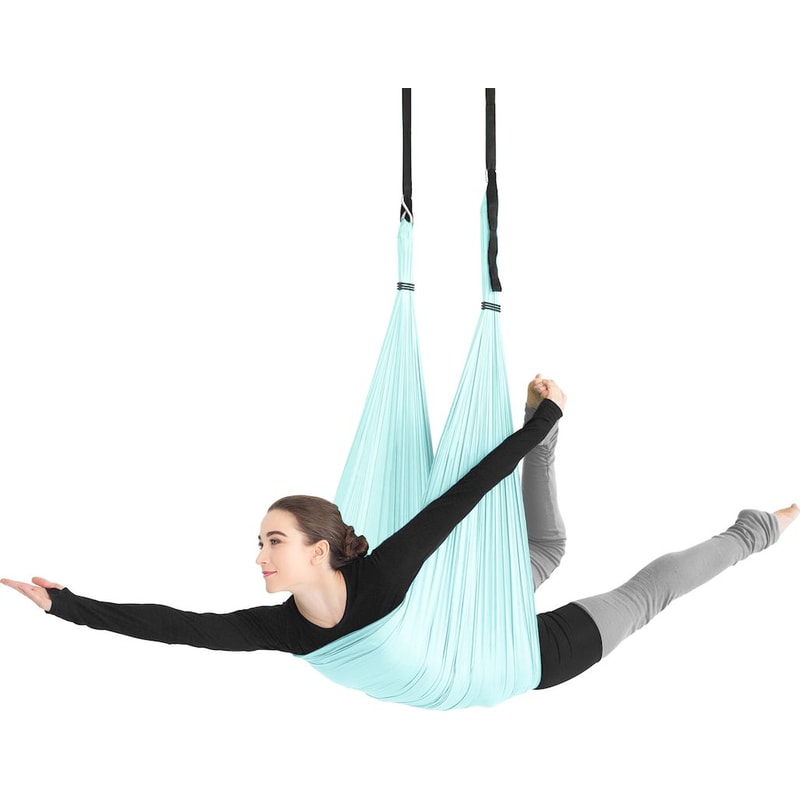 AMILA Πανί Aerial Yoga Hammock Amila 96927 (Μικρής Ελαστικότητας) 5m από Νάιλον 40D - Γαλάζιο