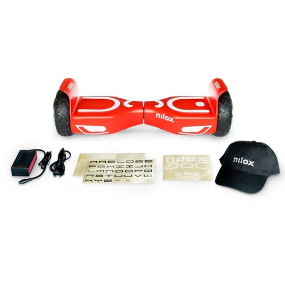 Ηλεκτρικό πατίνι Hoverboard Nilox Doc 2 Κόκκινο/Λευκό image 4