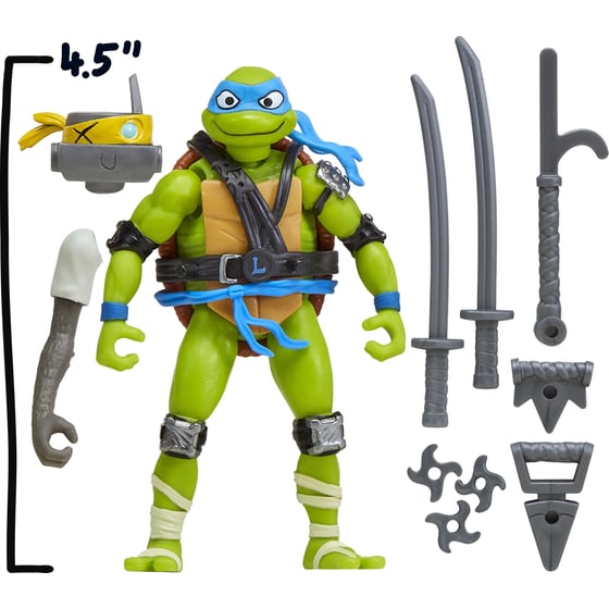 Χελωνονιντζάκια Giochi Preziosi Φιγούρα Mix 'n Match Mutations 1 Τμχ (12cm) - Τυχαία Επιλογή Σχεδίου (T0201900) image 8