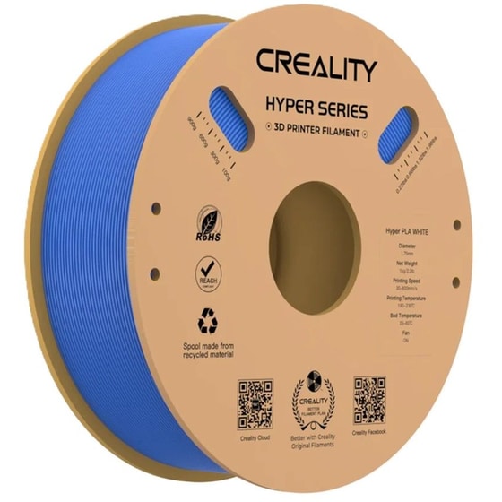CREALITY Νήμα 3D Εκτυπωτή HYPER PLA 1kg 1.75mm - Μπλε image 0