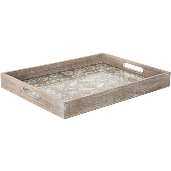 Πλατώ Σερβιρίσματος Spitishop από MDF 40x30x4.5cm - Πολύχρωμο image 1