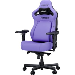 Καρέκλα Gaming Anda Seat Kaiser 4 Large από Δερματίνη - Μωβ