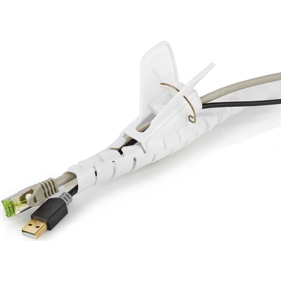 Διαχειριστής Καλωδίων Nedis Spiral Sleeve CMSW1316WT200 - Λευκό image 4