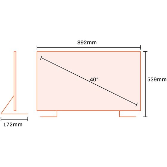 Thomson LED 40" Full HD Android Τηλεόραση 40FA2S13W image 1