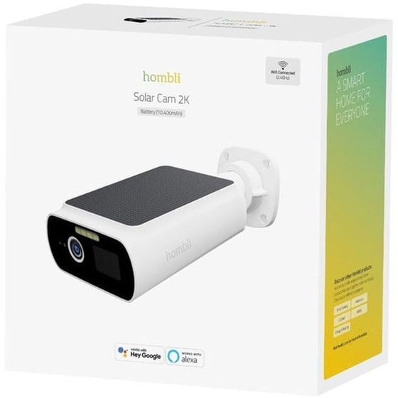 Ασύρματη IP Camera HOMBLI HBZC-0109 2K Bullet με Ηλιακό Πάνελ image 2