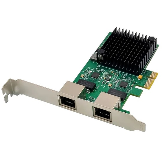 Powertech Κάρτα Επέκτασης Pcie Σε 2x Rj45 2.5g St7275, Rtl8125b image 1
