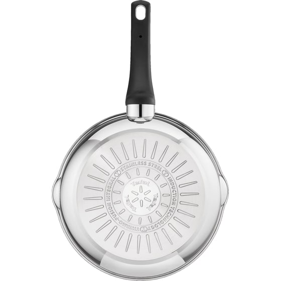 Τηγάνι Wok TEFAL EMOTION E30077 από Ανοξείδωτο Ατσάλι 26 cm image 2