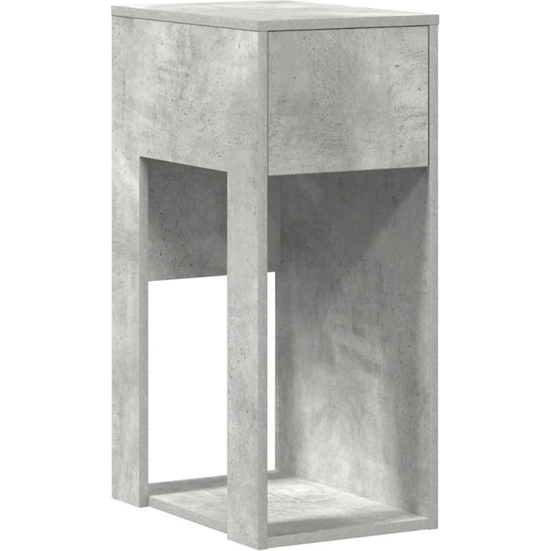 Βάση Πύργου Υπολογιστή VidaXL με Συρτάρι 30x44x74 cm - Γκρι Σκυροδέματος