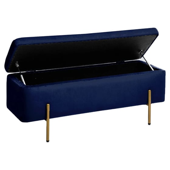 Ταμπουρέ Spitishop A-s Edi Blue 179021c 115x43x46cm - Μπλε image 1