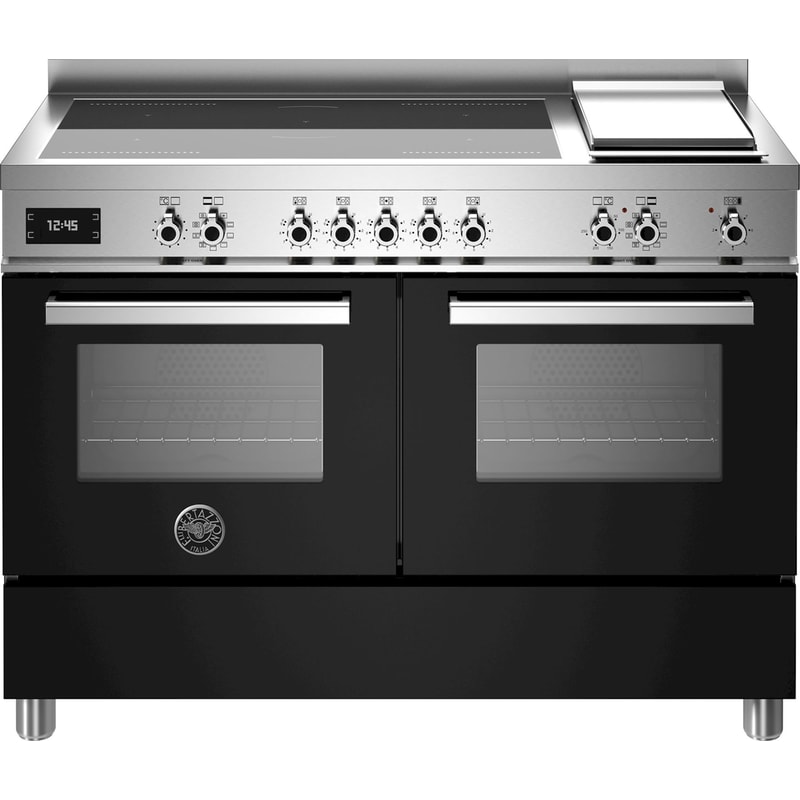 BERTAZZONI BERTAZZONI PRO125I2ENET 58 / 58 Lt Μαύρο Επαγωγική Ηλεκτρική Κουζίνα