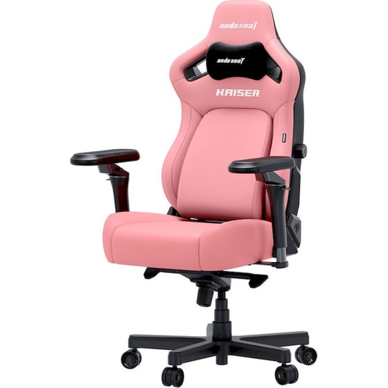 Καρέκλα Gaming Anda Seat Kaiser 4 V2 XLarge με 6D Μπράτσα Δερματίνης - Ροζ image 3