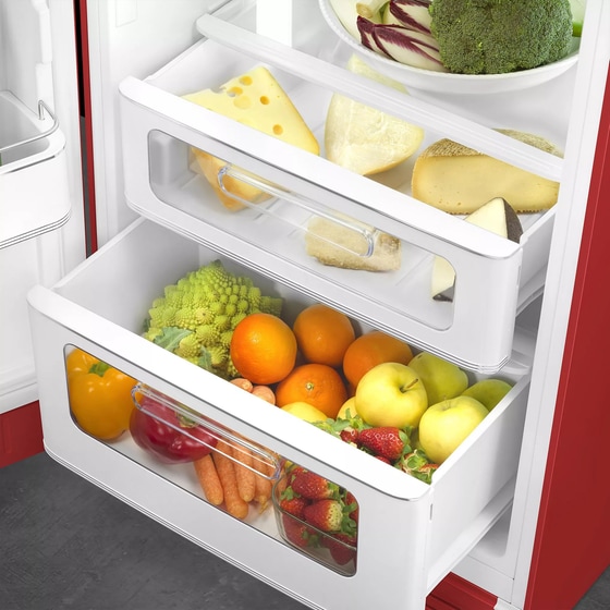 SMEG FAB30LRD6 294 Lt Κόκκινο Δίπορτο Ψυγείο image 5