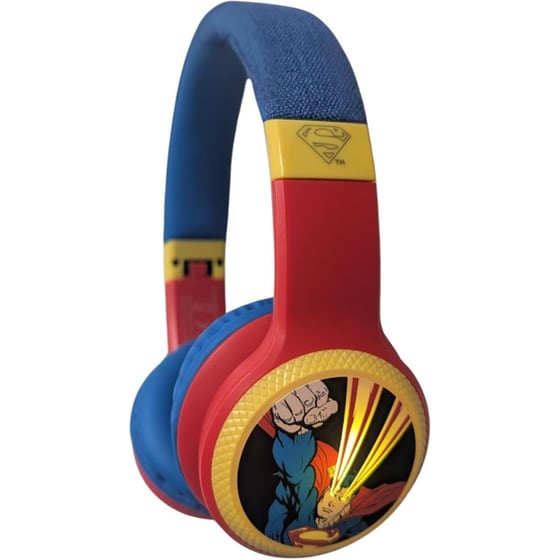 Ακουστικά Κεφαλής για Παιδιά Lazerbuilt Superman Logo Light-Up - Multicolor image 0