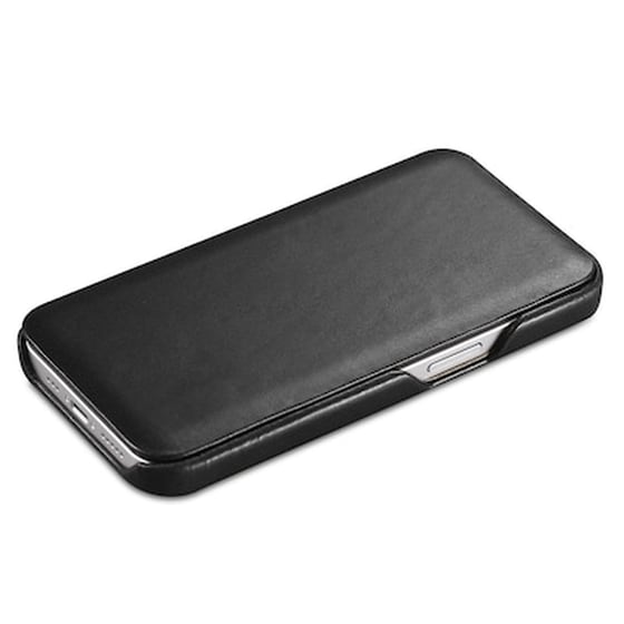 Θήκη Apple iPhone 13 Pro Max - Icarer Curved Edge Vintage Series - Black image 1