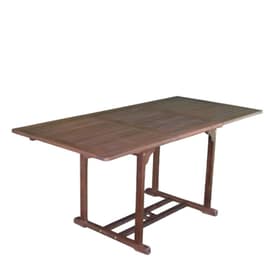 Τραπέζι Εξωτερικού Χώρου Επεκτεινόμενο Woodwell c53519 από Ξύλο 120(+50)x80x74 cm - Καφέ