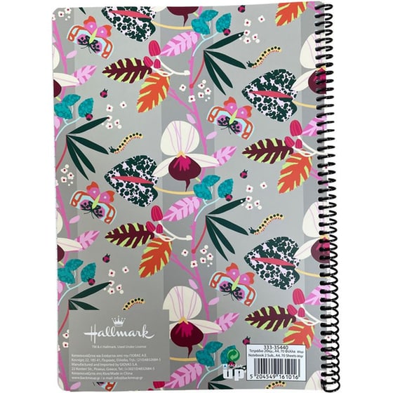 Τετράδιο Σπιράλ Hallmark Α4 2 Θεμάτων Print Bug (1 Τεμάχιο) image 2