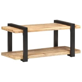 Έπιπλο Τηλεόρασης VidaXL Ξύλο Μάνγκο 90x40x40cm - Μπεζ