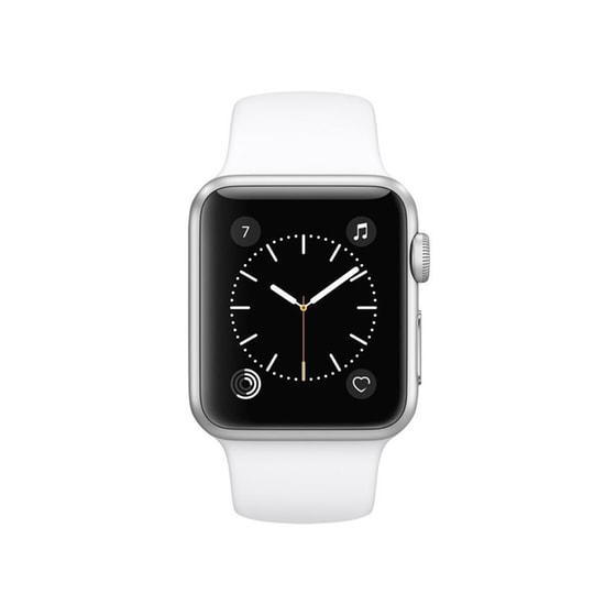 Apple Watch Series 1 38mm Aluminium Silver Sport Band Λευκό image 1