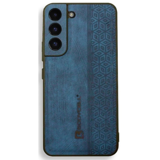 Θήκη Samsung Galaxy S22 5G - Bodycell Pattern Leather - Blue image 0