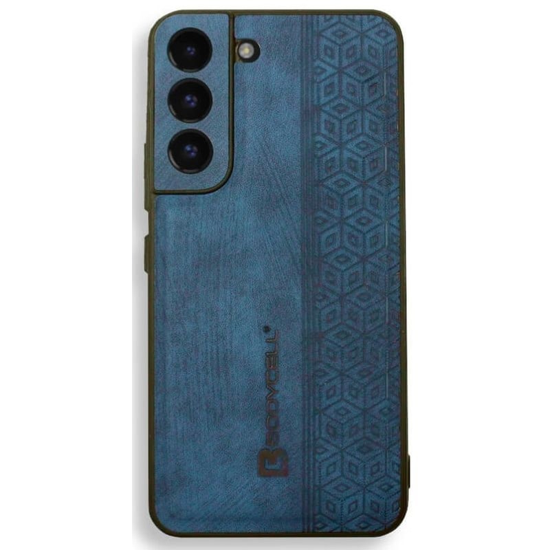 BODYCELL Θήκη Samsung Galaxy S22 5G - Bodycell Pattern Leather - Blue