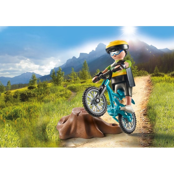 Playmobil Ποδηλάτης Με Mountain Bike (71756) image 2