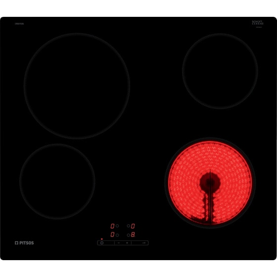 PITSOS PH10M40X1 & CRE611S06 66 Lt Inox Eντοιχιζόμενο Σετ Φούρνος και Εστία image 1